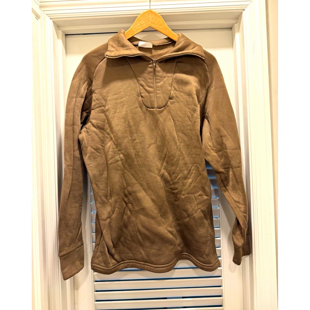 Cold Weather Undershirt 100% Polypropylene Large Coyote Brown Militaria